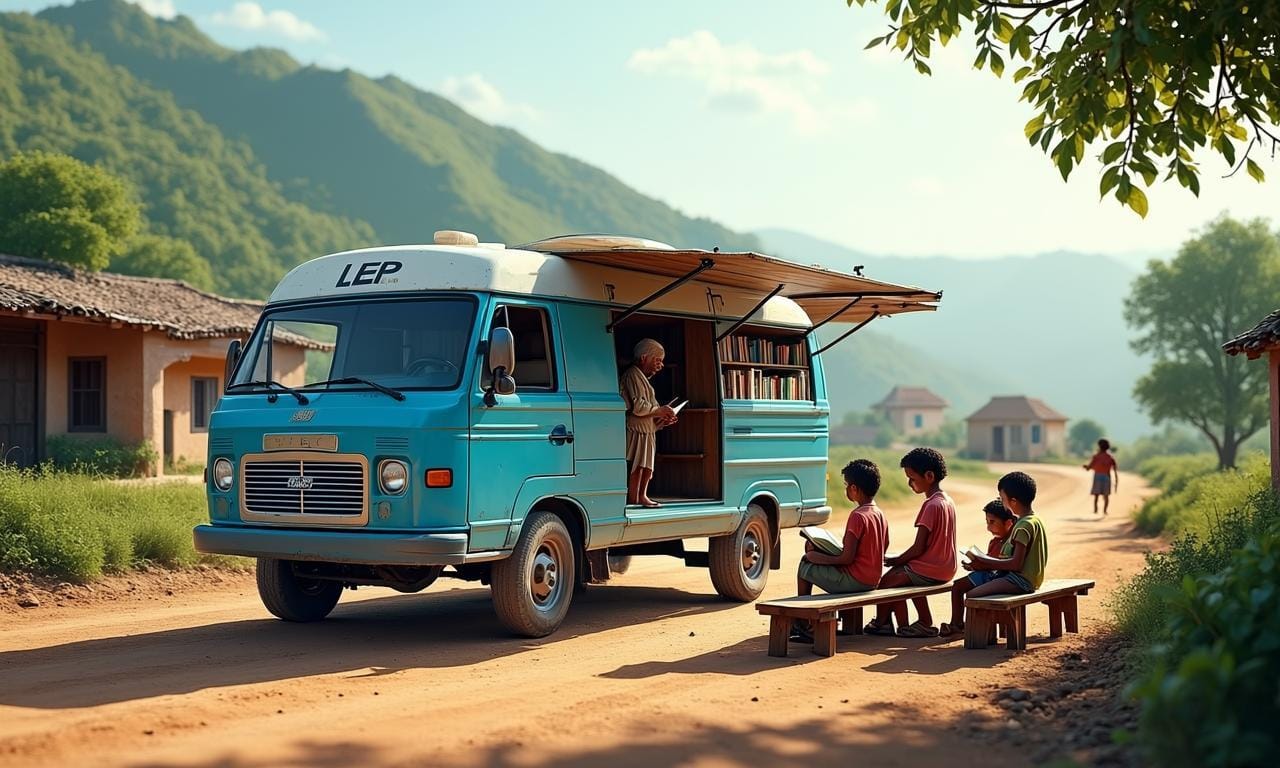 流动图书车如何改变乡村阅读?