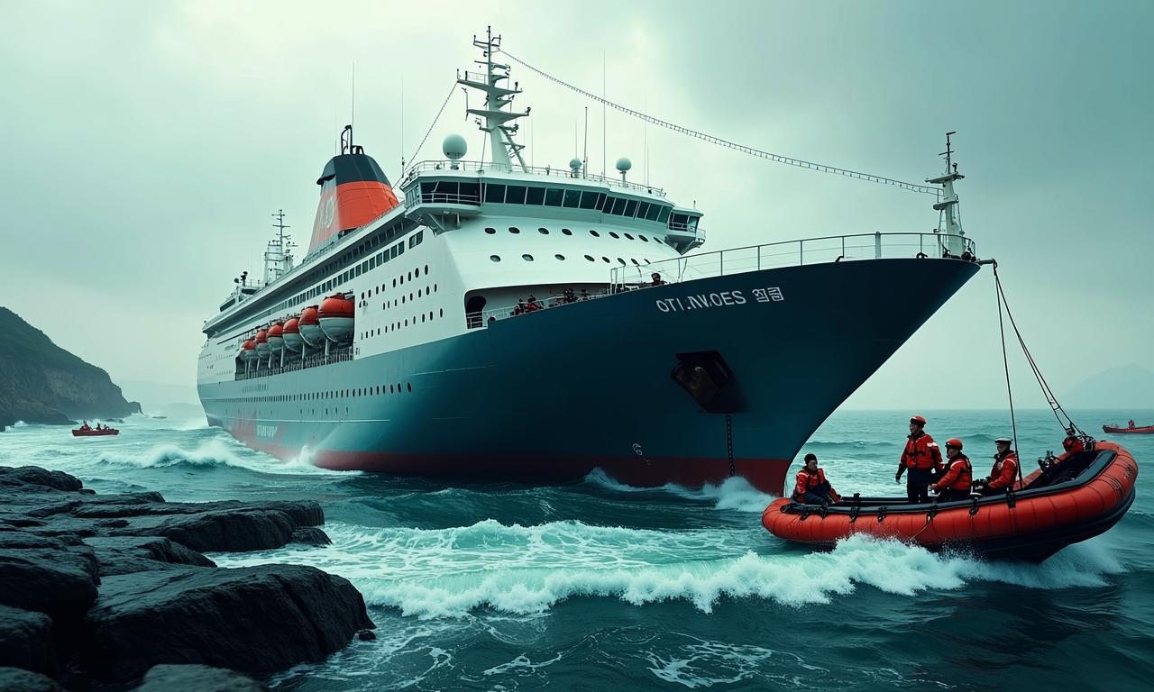 环球快讯 | 韩国渡轮触礁搁浅 船上267人全员获救 - H5环球视角