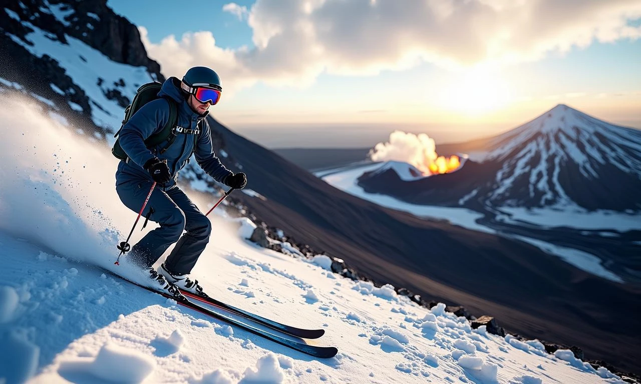 火山滑雪是种什么体验?