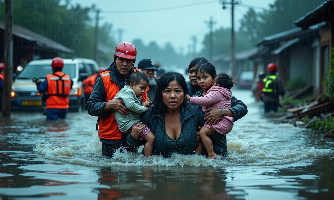 环球快讯 | 马国六州水灾 灾民直逼万人