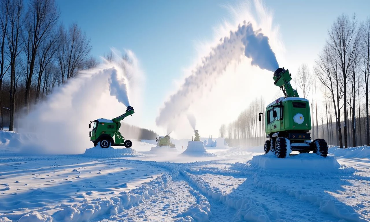环球快讯 | 第38届哈尔滨太阳岛国际雪雕艺术博览会正式启动人工制雪