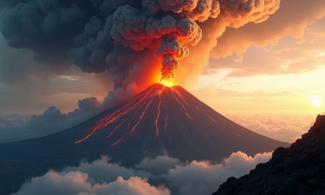 火山喷发如何影响全球气候?